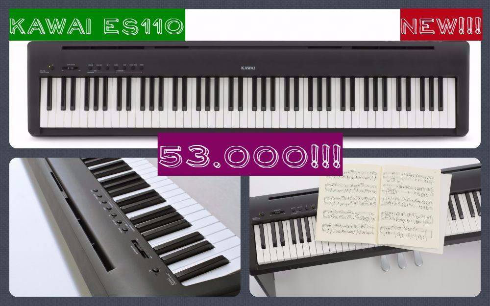 Новинка от Kawai: цифровое пианино Kawai ES110 всего за 53000 рублей!