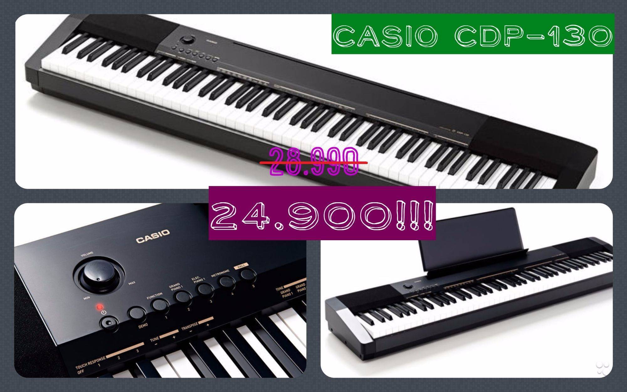 Акция! Цифровое пианино Casio CDP-130 всего за 24900 рублей!