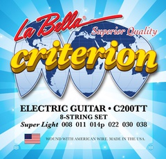 La Bella C200TT Criterion Комплект струн для электрогитары 008-038