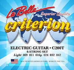 La Bella C200T Criterion Комплект струн для электрогитары 009-042
