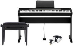 Casio CDP-135 PREMIUM SET Цифровое пианино + Деревянная стойка + Банкетка + Наушники