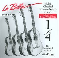 La Bella FG114 Комплект струн для уменьшенной классической 1/4 гитары