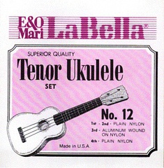 La Bella 12-TENOR Комплект струн для укулеле тенор
