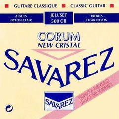 Savarez 500CR New Cristal Corum Комплект струн для классической гитары, норм.натяжение, посеребренные 