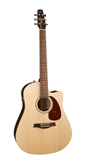Seagull Coastline S6 SLIM CW Spruce QIT Электро-акустическая гитара, с чехлом, узкий гриф
