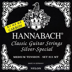 Hannabach 815MTC Black SILVER SPECIAL Комплект струн для классической гитары, карбон/посеребренные