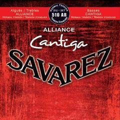 Savarez 510AR Alliance Cantiga Комплект струн для классической гитары, норм.натяжение, посеребренные