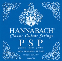 Hannabach 850HT Blue PSP Комплект струн для классической гитары нейлон/посеребренные