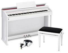 Casio AP-470WE PROFI SET Цифровое пианино + Банкетка + Наушники