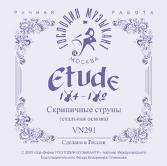 Господин Музыкант VN291 ETUDE1/2 Комплект струн для скрипки 