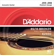 D'Addario EZ930 AMERICAN BRONZE 85/15 Струны для акустической гитары Medium 13-56