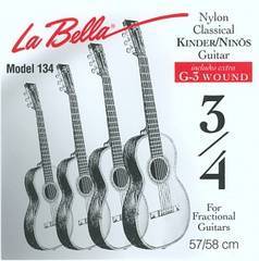 La Bella FG134 Комплект струн для уменьшенной 3/4 классической гитары