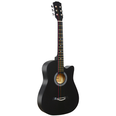 Fante FNT-D38-BK Акустическая гитара, с вырезом, черная 