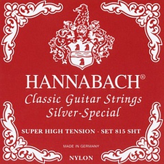Hannabach 815SHT Red SILVER SPECIAL Комплект струн для классической гитары нейлон/посеребренные