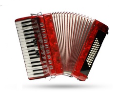 Aurus JH2011-R 34/60/5 аккордеон, красный, с футляром
