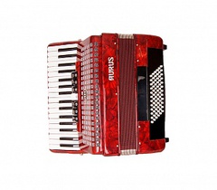 Aurus JHH2021-R 34/72/7/2 аккордеон, красный, с футляром