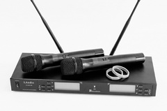 LAudio LS-Q5-2M Двухканальная вокальная радиосистема, 2 ручных передатчика