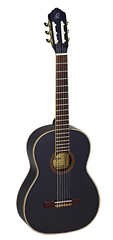  Ortega R221BK Family Series Классическая гитара, размер 4/4, черная, с чехлом 