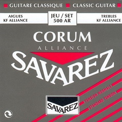 Savarez 500AR Alliance Corum Комплект струн для классической гитары, норм.натяжение, посеребренные