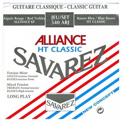 Savarez 540ARJ Alliance HT Classic Комплект струн для классической гитары, смешанное натяжение, посеребренные 
