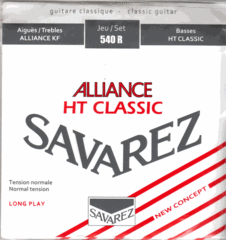 Savarez 540R Alliance HT Classic Комплект струн для классической гитары, норм.натяжение, посеребренные